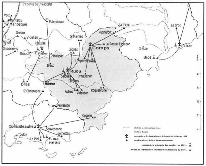 Dependances de la commanderie de Ruou